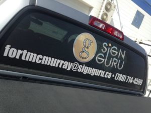 Vehicle Graphic Sign