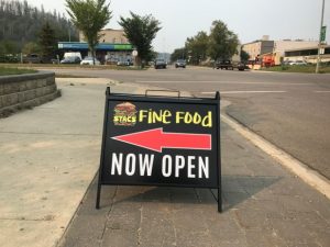 Calgary Sidewalk Sign