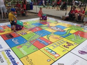 Sherwood Park Floor Graphic