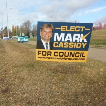 Election Signs Leduc