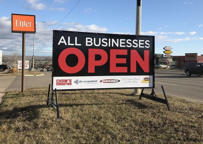Portable Sign Edmonton West