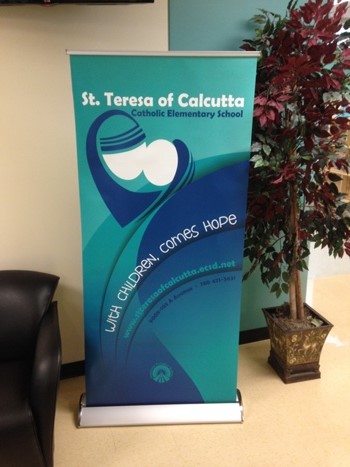 Sherwood Park Banner Stands