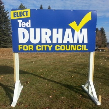Election Signs Stony Plain