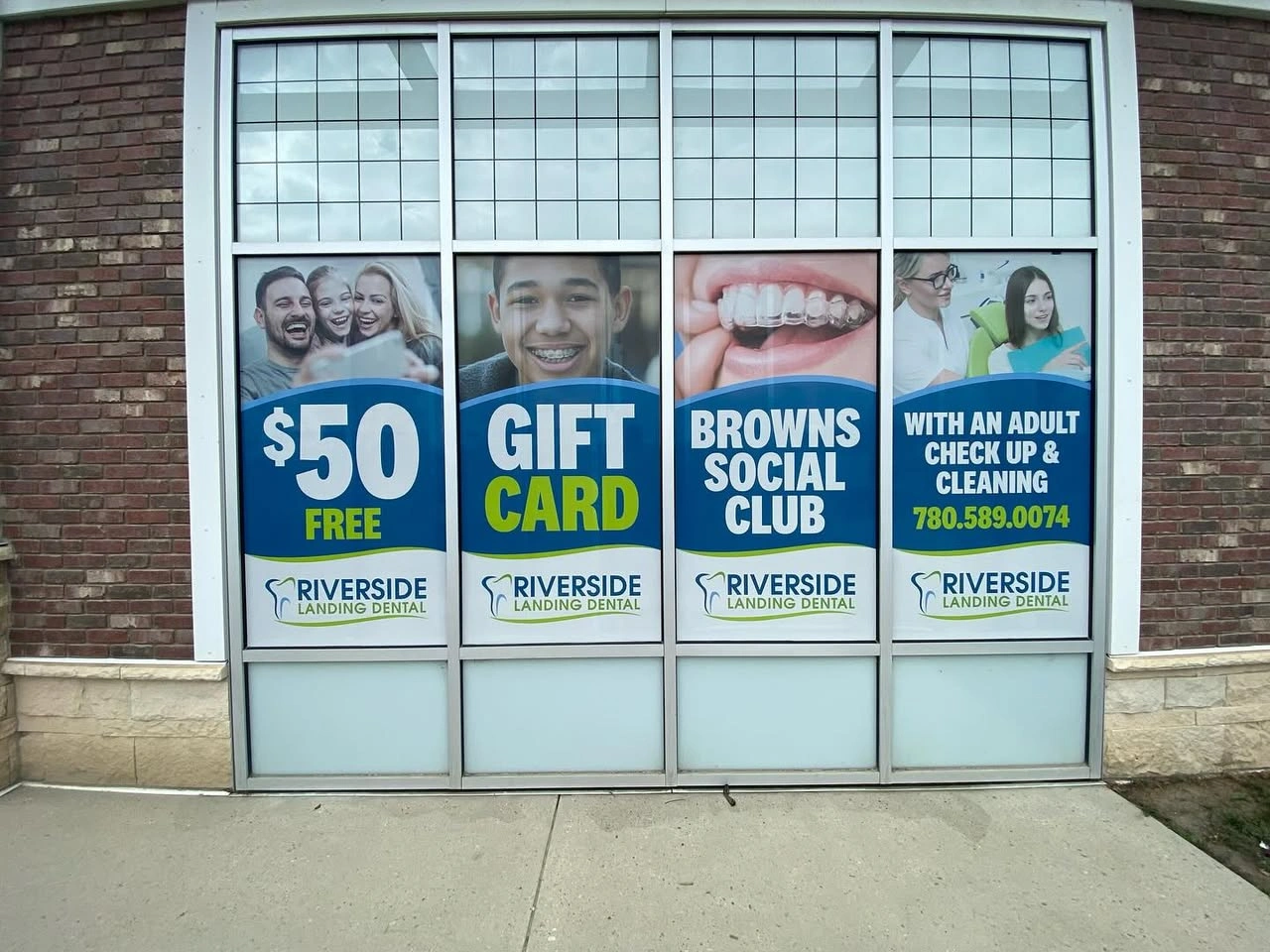 St Albert Window Sign