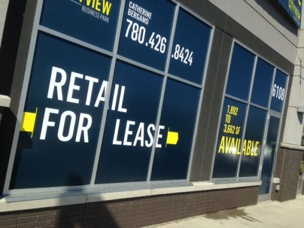 Calgary For Lease Signs