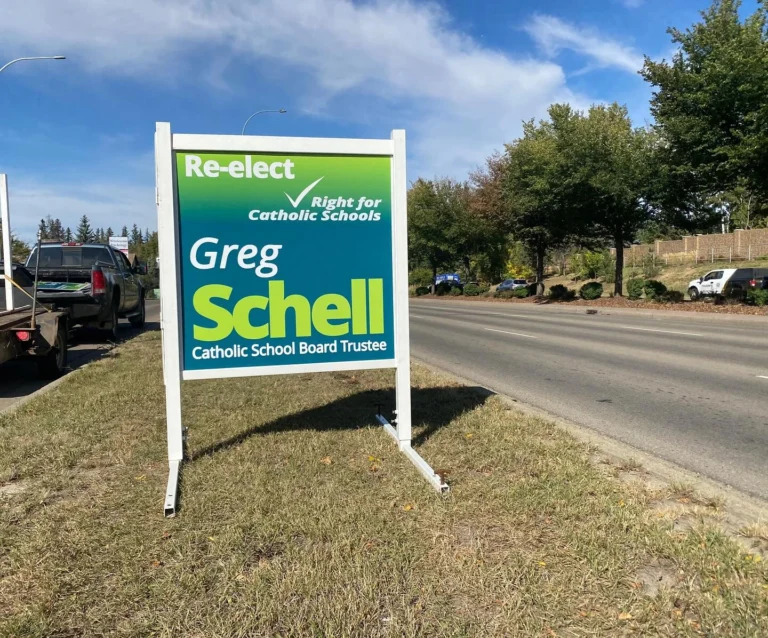 Election Sign Calgary