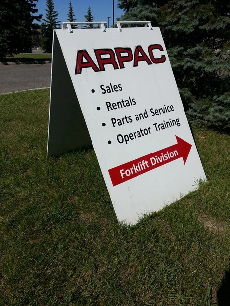 Sidewalk Signs Edmonton North