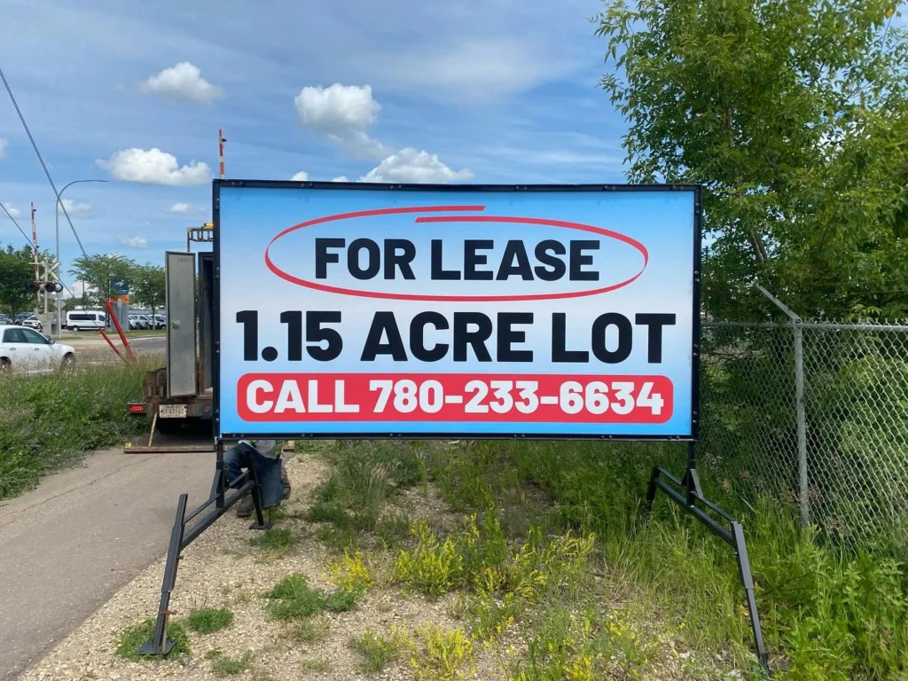 For Lease Signs Grande Prairie