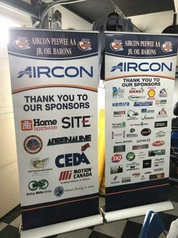 Pop-up Banner Stands Fort McMurray
