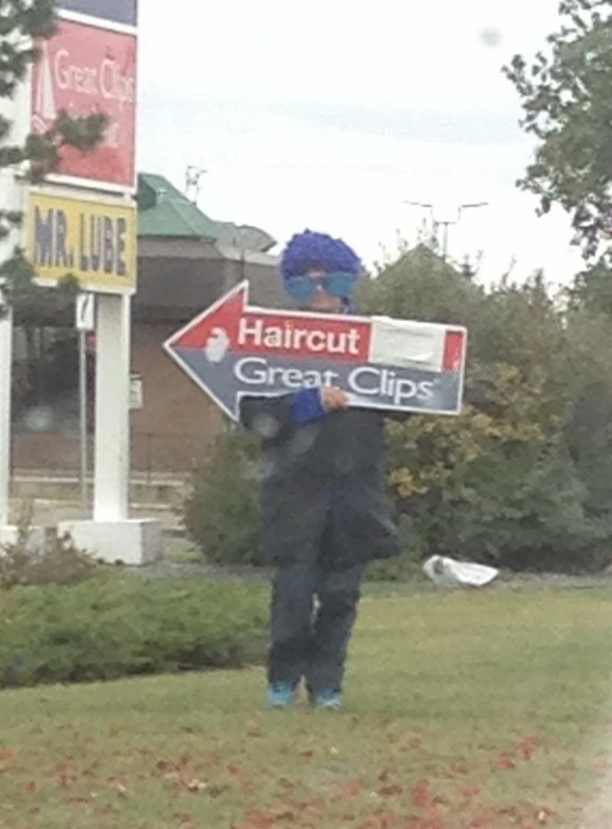 Spinner Arrow Signs Grande Prairie